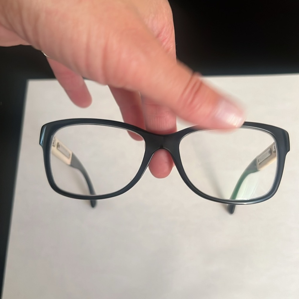 CHANEL eyeglasses, black and cream - Picture 3 of 17